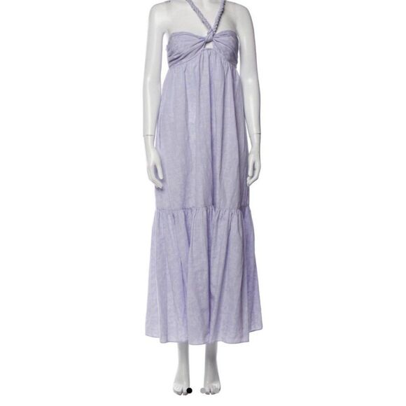Mara Hoffman Womens Basilia Dress‎ - Lavender Size S - Picture 2 of 6